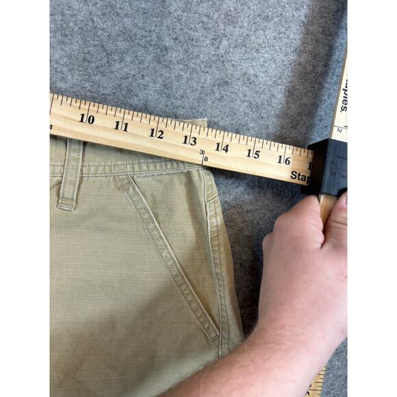 VINTAGE Y2K Abercrombie & Fitch Shorts Womens Sz 2 Khaki Ripstop Utility Safari - Picture 3 of 8